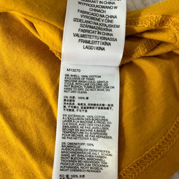 Marmot Men’s Yellow T-Shirt Size Large - Picture 5 of 5